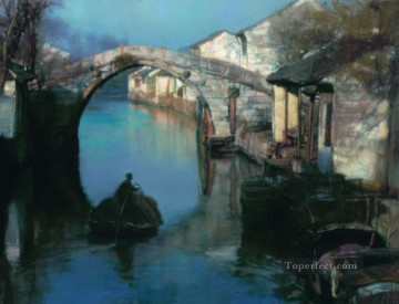 Shanshui Oil Painting - Dawn Shanshui Chinese Landscape